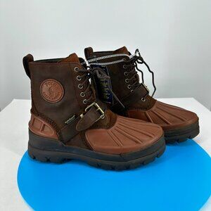 Men's New with Tag, Polo Ralph Laureen Leather boots, 9.5M